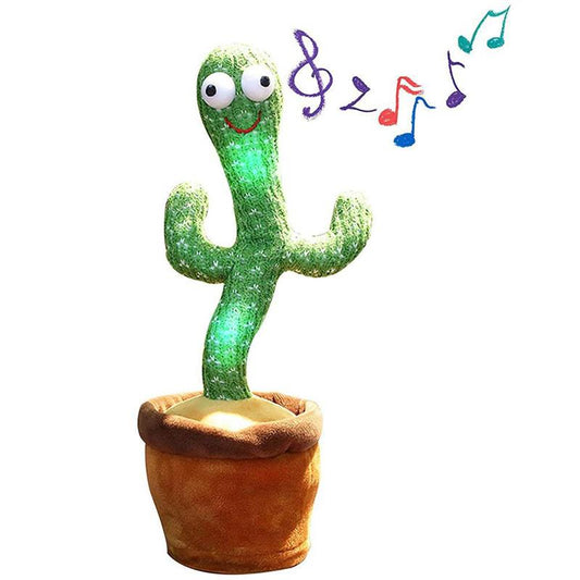 Lovely Dancing Cactus Doll Talking Toy Electron Plush Toy Speak Repeat  Singing Cactus Toys Children Kids Education Toy Gift