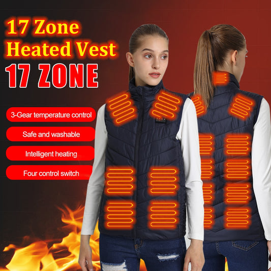 5 Areas Heated Vest Men Electric Heating Vest Thermal Warm Heating Clothes Outdoor Camping Hunting Vest Usb Jacket Weste 열선조끼